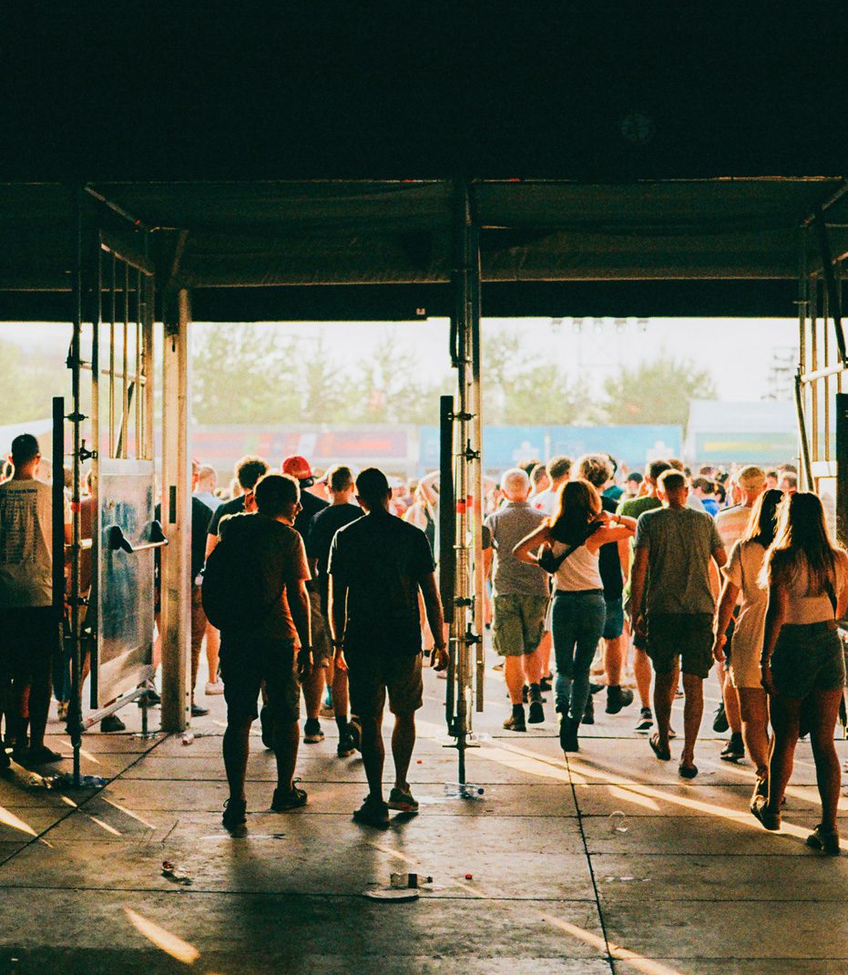 Safe-entrance-to-prevent-concert-injuries