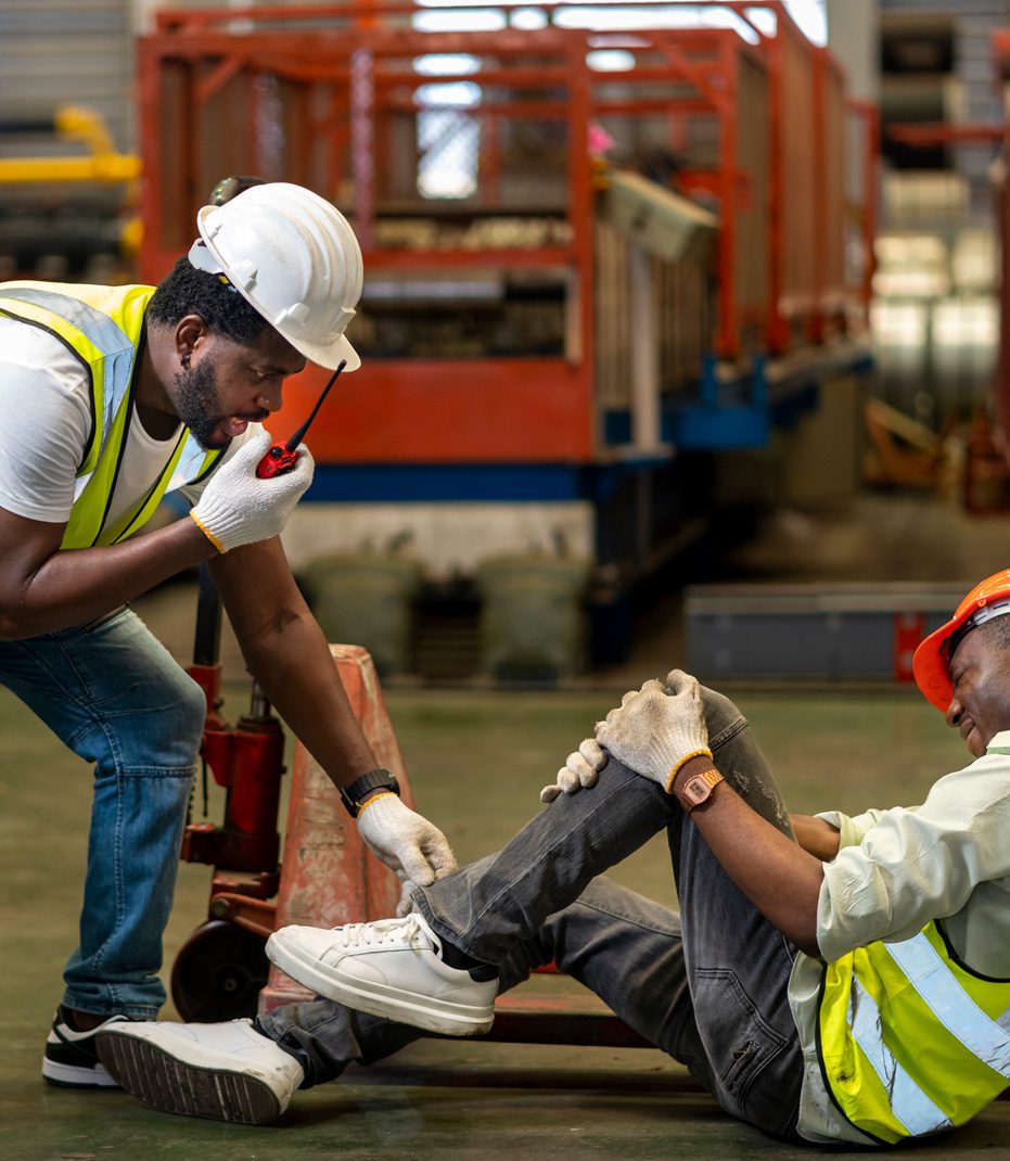 Workplace-accident-in-a-warehouse